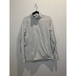 Kjus Mens Trace Midlayer Half-Zip Pullover Gray 52 L